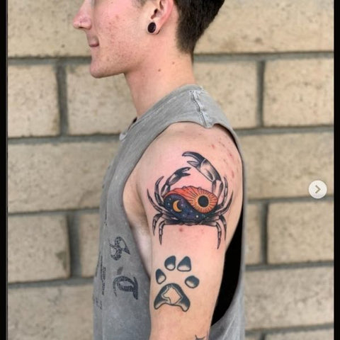 cancer crab eye tattoo｜TikTok Search